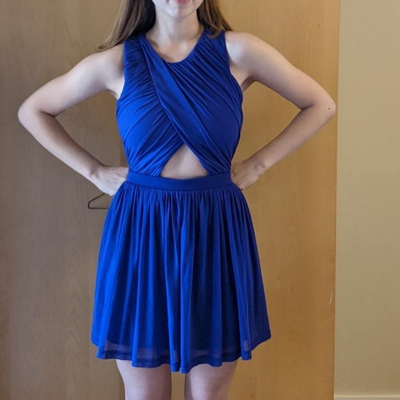 Blue Top shop dress Small